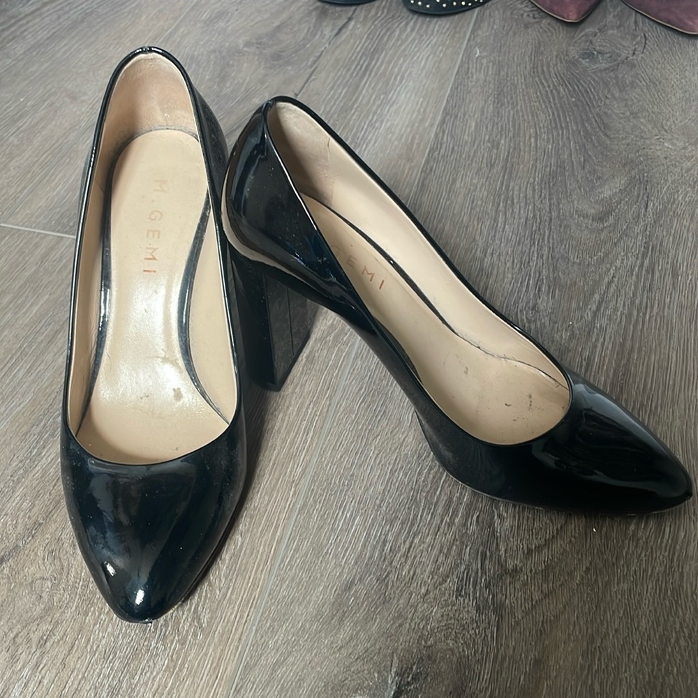 M.Gemi Patent Leather Pumps